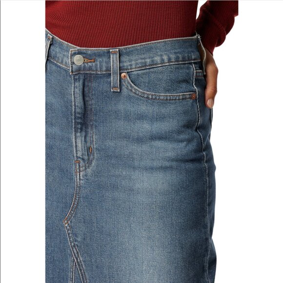 Levi Strauss Signature Women's Maxi Denim Skirt - Size 6/W28, NWT! - Picture 5 of 16